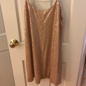 Gold Sequins Dress